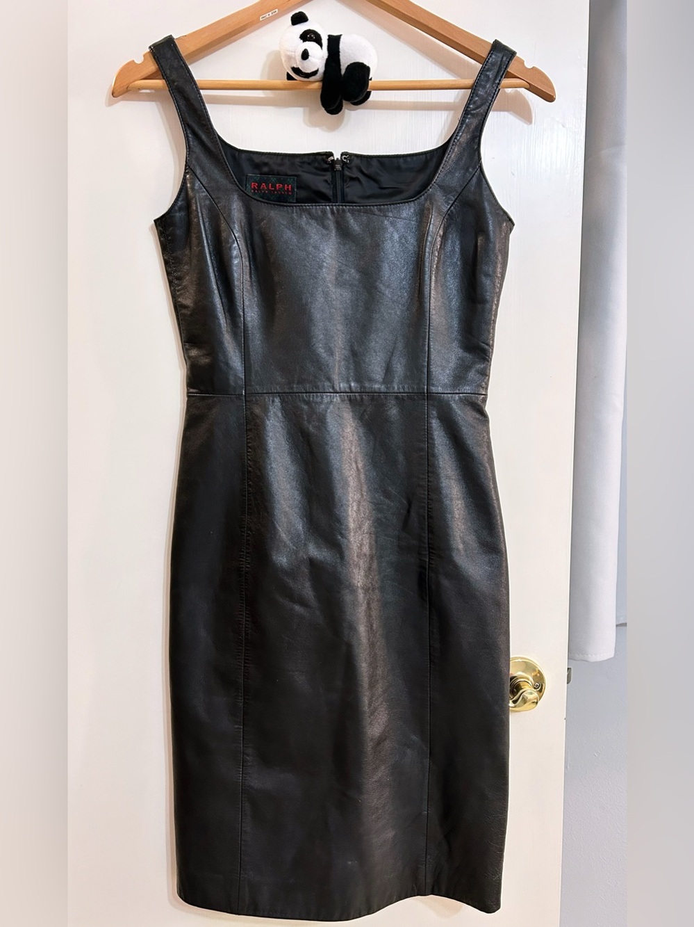 Ralph Lauren Genuine Leather Dress